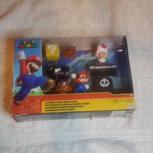 Nintendo Super Mario Figure Pack - Red, Blue, Yellow, Black, White